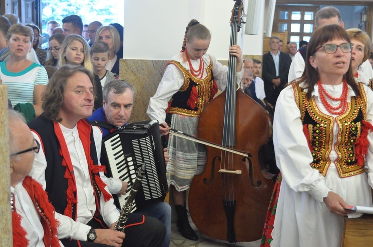 Dożynki parafialne w Łąkcie