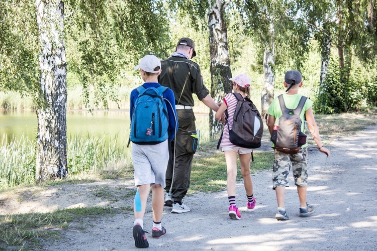 Pielgrzymka z "trójeczką"