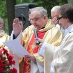 Błogosławieństwo groty Matki Bożej z Lourdes w Bińczu