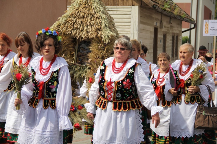 Dożynki wojewódzkie w Bobowej