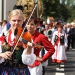 Dożynki wojewódzkie w Bobowej