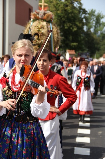 Dożynki wojewódzkie w Bobowej