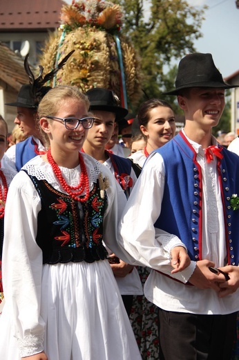 Dożynki wojewódzkie w Bobowej