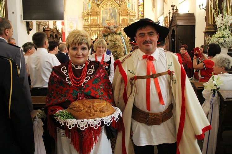 Dożynki wojewódzkie w Bobowej