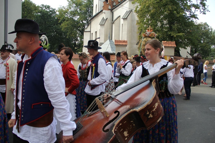 Dożynki wojewódzkie w Bobowej