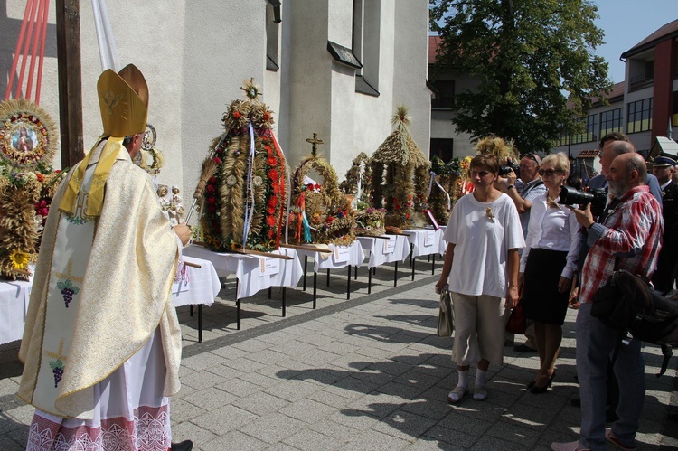 Dożynki wojewódzkie w Bobowej