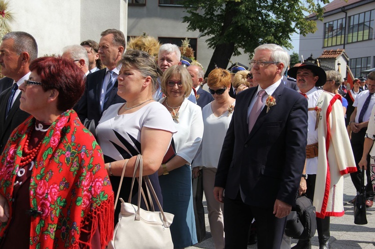 Dożynki wojewódzkie w Bobowej