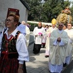 Dożynki wojewódzkie w Bobowej