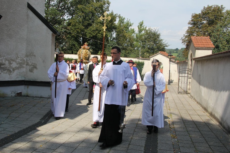 Dożynki wojewódzkie w Bobowej