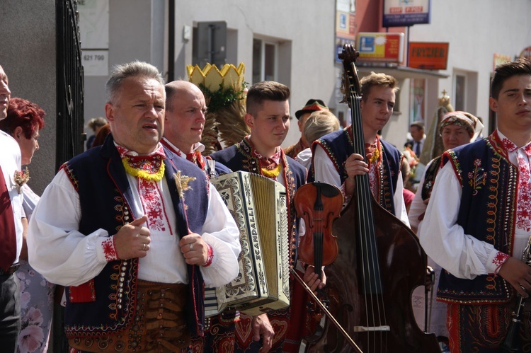 Dożynki wojewódzkie w Bobowej