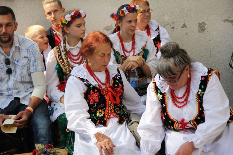 Dożynki wojewódzkie w Bobowej