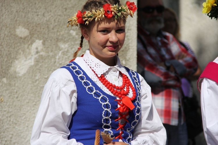 Dożynki wojewódzkie w Bobowej