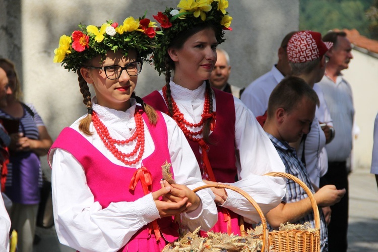 Dożynki wojewódzkie w Bobowej