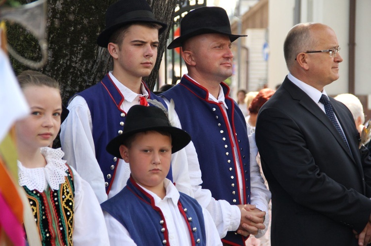 Dożynki wojewódzkie w Bobowej