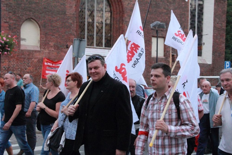 Manifestacja patriotyczna w rocznicę Porozumień Sierpniowych