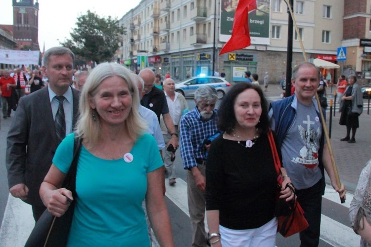 Manifestacja patriotyczna w rocznicę Porozumień Sierpniowych