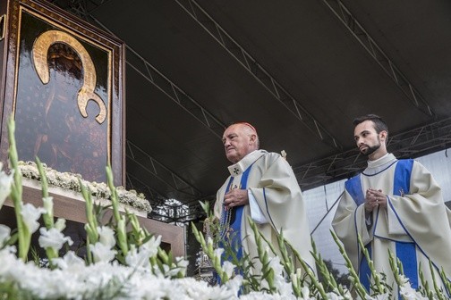 Witamy Cię, Królowo, w miejscu Cudu nad Wisłą