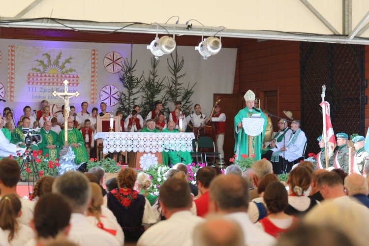 III Zjazd Karpacki w Istebnej - Msza św. i zakończenie