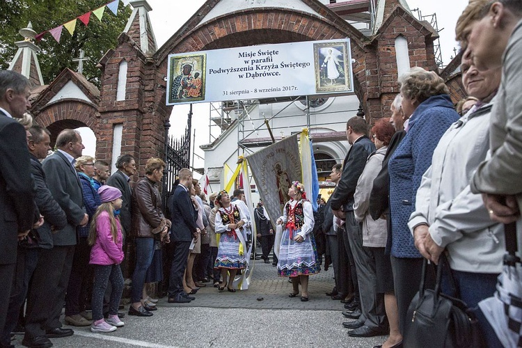 Dąbrówka. Powitanie jasngórskiej ikony