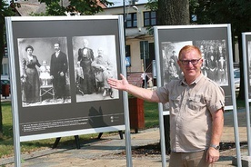 ▲	Eugeniusz Misiewicz, autor wystawy.