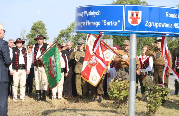 Na polanie śmierci żołnierzy "Bartka" w Starym Grodkowie - 2017