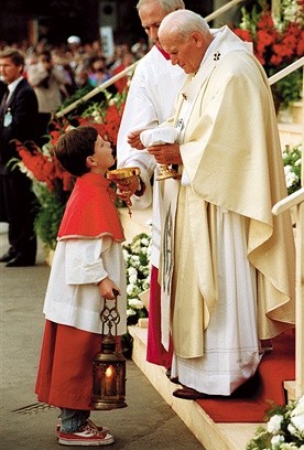 Św. Jan Paweł II wielokrotnie spotykał się z ministrantami
