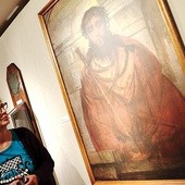 Dr Wiesława Rynkiewicz--Domino, kustosz wystawy, opowiada o obrazie „Ecce Homo”.