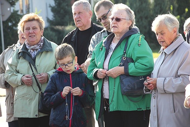 Pani Barbara z Łowicza przyprowadziła swojego wnuka.