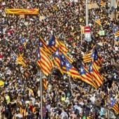 W protestach w Katalonii wzięło udział około 900 tys. osób
