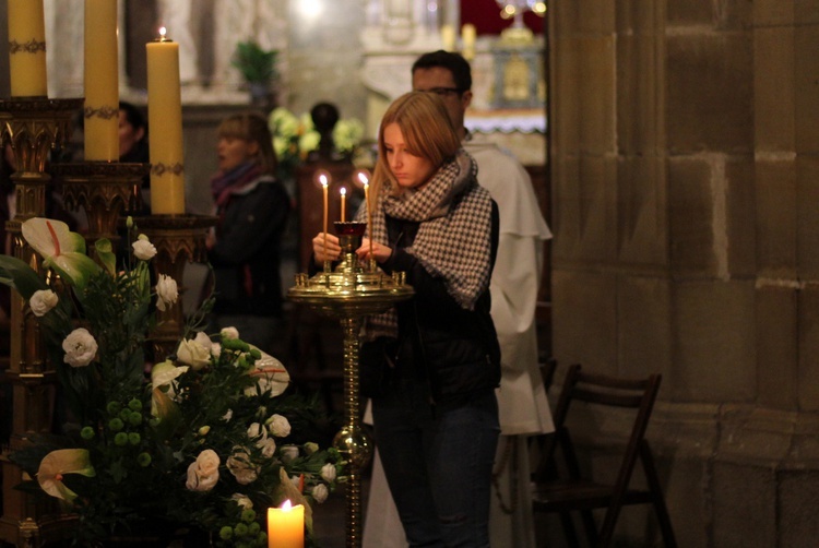 Modlitwa za uchodźców w Krakowie