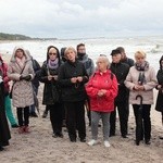 Różaniec do Granic na plaży w Ustce