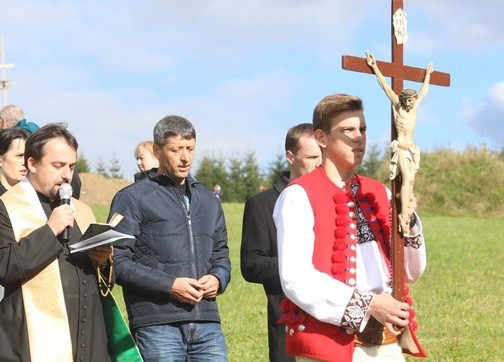 Procesji przewodniczył ks. Jakub Krupa