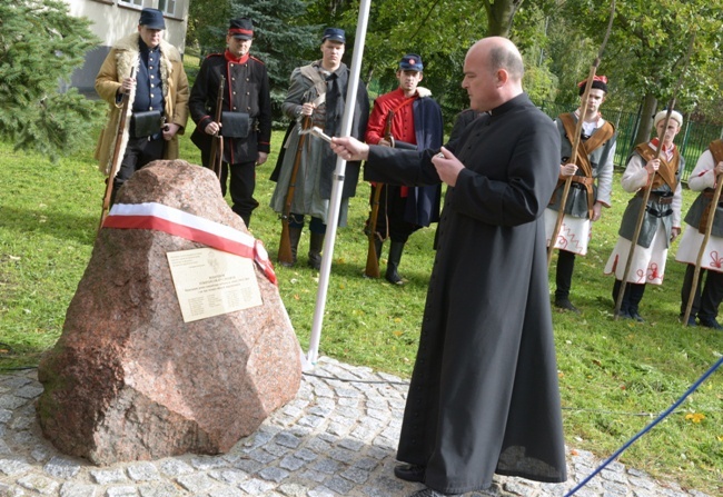 Kamień upamiętnienia powstańców styczniowych