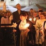 Poświęcenie figury MB Fatimskiej u św. Marii Magdaleny w Cieszynie