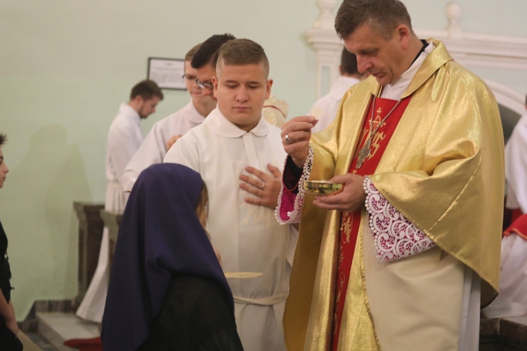 Poświęcenie figury MB Fatimskiej u św. Marii Magdaleny w Cieszynie