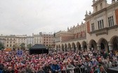 Finał Roku Kościuszki na krakowskim Rynku Głównym