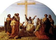 Charles Gleyre
Apostołowie wyruszają głosić Ewangelię
olej na płótnie, 1845
Muzeum Girodet, 
Montargis (Francja)