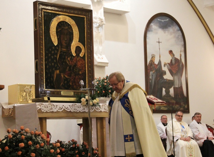 Powitanie w parafii św. Jana Chrzciciela w Mińsku