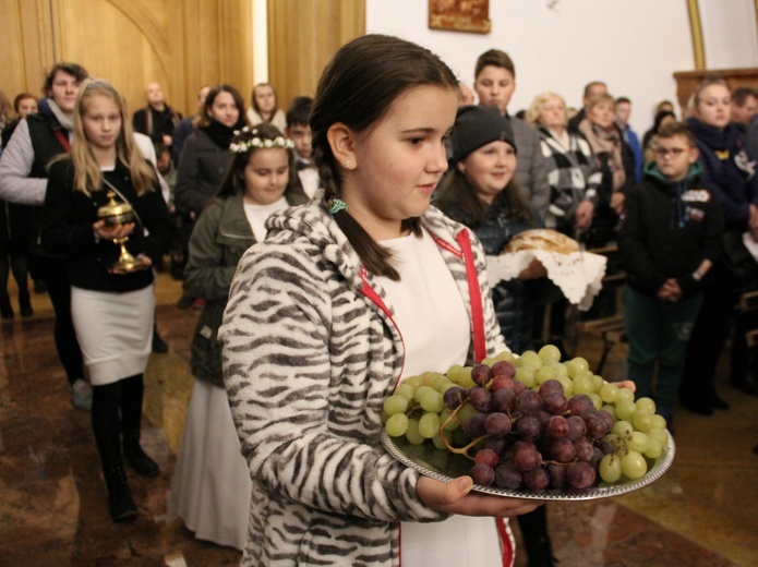 Powitanie w parafii św. Jana Chrzciciela w Mińsku