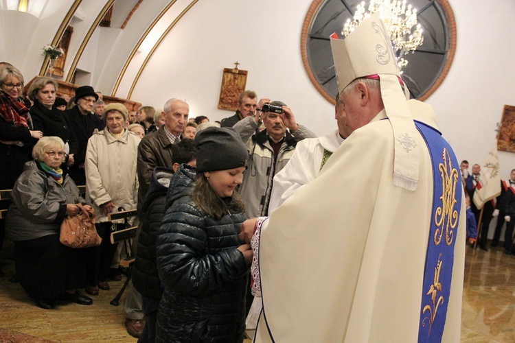 Powitanie w parafii św. Jana Chrzciciela w Mińsku