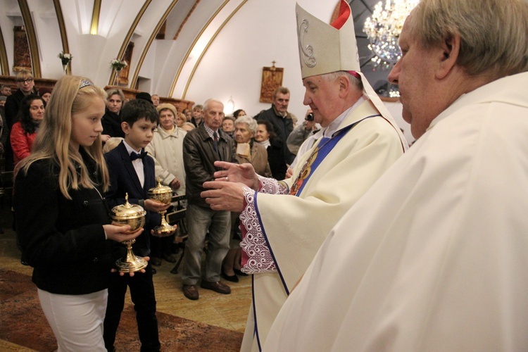 Powitanie w parafii św. Jana Chrzciciela w Mińsku