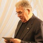 Wręczenie nagrody Mickiewicz - Puszkin  biskupowi Ryszardowi Karpińskiemu