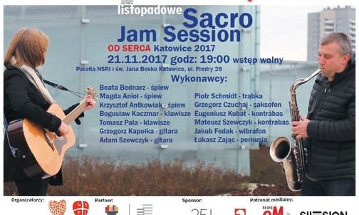 Sacro Jam Session "Od Serca", Katowice, 21 listopada