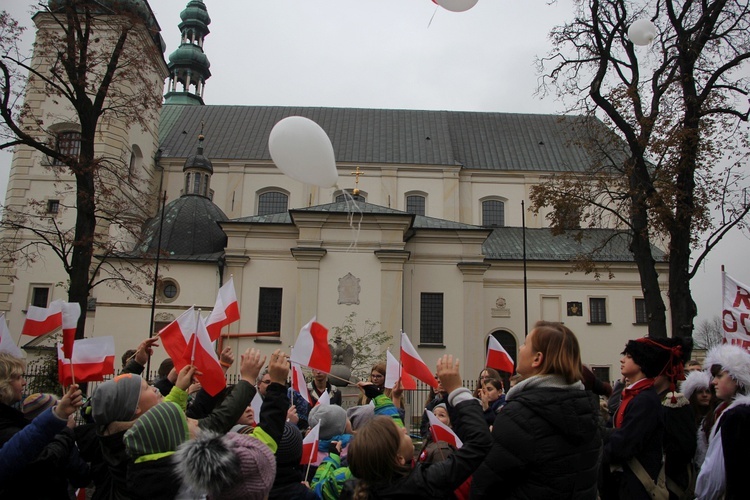 Marsz patriotyczny w Łowiczu