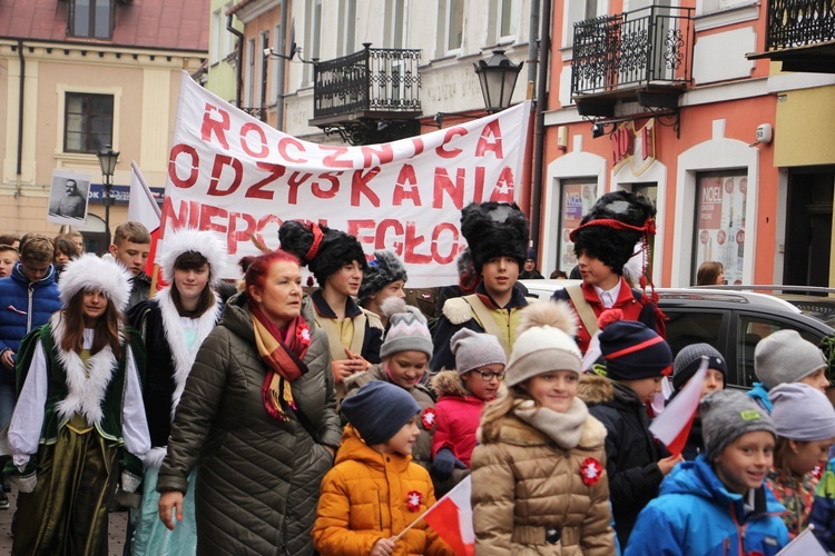 Marsz patriotyczny w Łowiczu