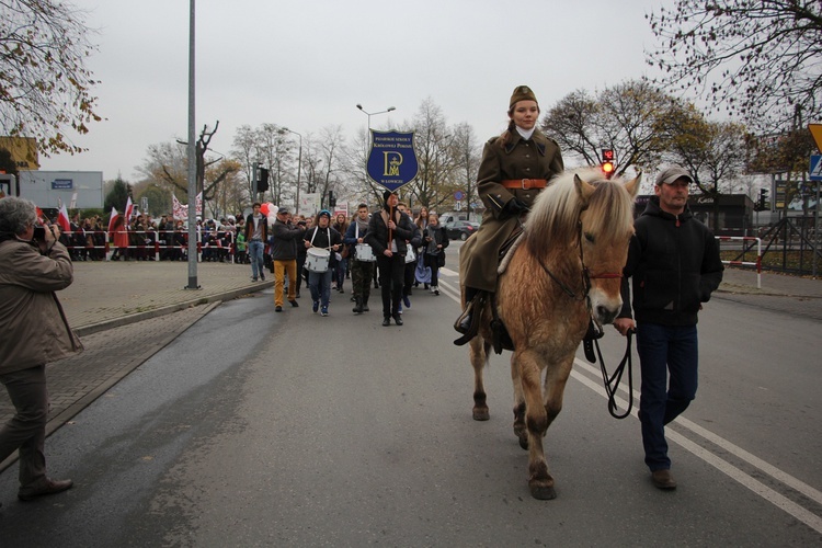 Marsz patriotyczny w Łowiczu