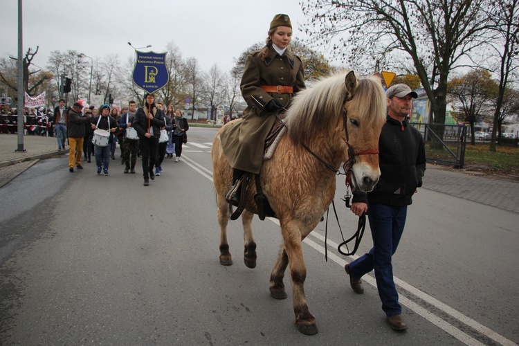 Marsz patriotyczny w Łowiczu