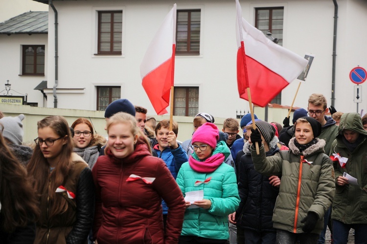 Marsz patriotyczny w Łowiczu