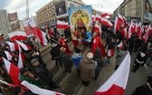 Tysiące flag pod hasłem "My chcemy Boga" 