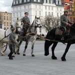 Widowisko batalistyczne "Za Polskę" w centrum Wrocławia